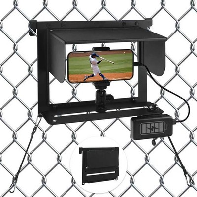 Game Changer Mounting Streaming Kit - Fence Phone Mount for Baseball - Game