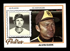 1978 Topps #467 Alvin Dark
