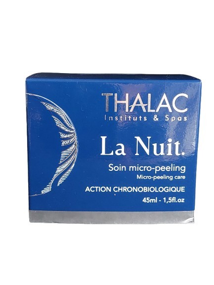 Thalac La Nuit soin micro-peeling anti-teint terne flacon de 45 ml pour peau fatiguée