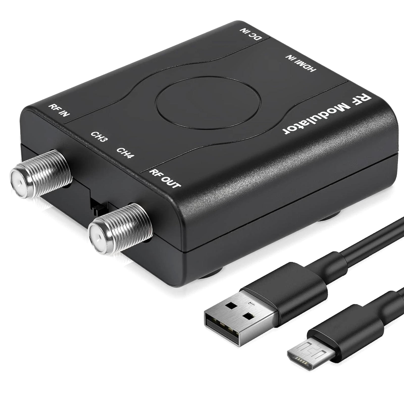 HDMI to RF Modulator HDM61 NTSC CH3/CH4 1080P HDCP1.4 for CCTV/DVR Game Console