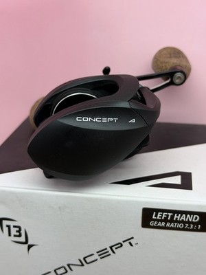 13 Fishing Concept A Left Hand Baitcast Fishing Reel 7.3:1-NEW | eBay