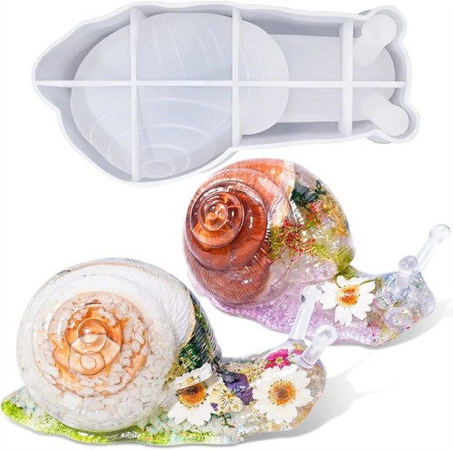 Let's Resin große Schnecke Silikon Harz Form, UK Fachhändler
