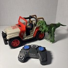2017 JURASSIC WORLD JEEP WRANGLER RAPTOR ATTACK RC REMOTE CONTROLLED W/RAPTOR — photo 1