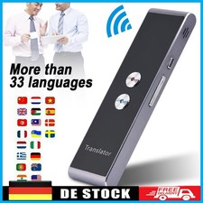 Zweiwege Sofortübersetzer Echtzeit Übersetzer 33-Sprachen Translator Portable DE