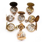 Vintage Elgin Waltham GF 0s 7-17j Womens Hunter Pocket Watch Lot of 15 #WB5769-2 — photo 4