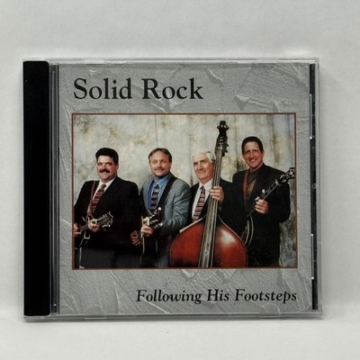 Solid Rock   Following His Footsteps CD Bluegrass Gospel Christian Music