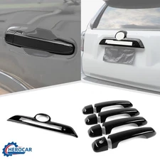 5pc Exterior Side Door &Tailgate Handle Decor Trim Cover Kit for Pro 4Runner 10+