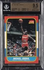1986-87 FLEER #57 MICHAEL JORDAN ROOKIE RC BGS 9.5
