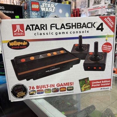 Atari Flashback 4  - Classic Game Console With 76 Built In Games On System
