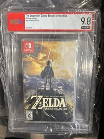PSA graded  9.8 A++ Nintendo switch Breath of the Wild Sealed  