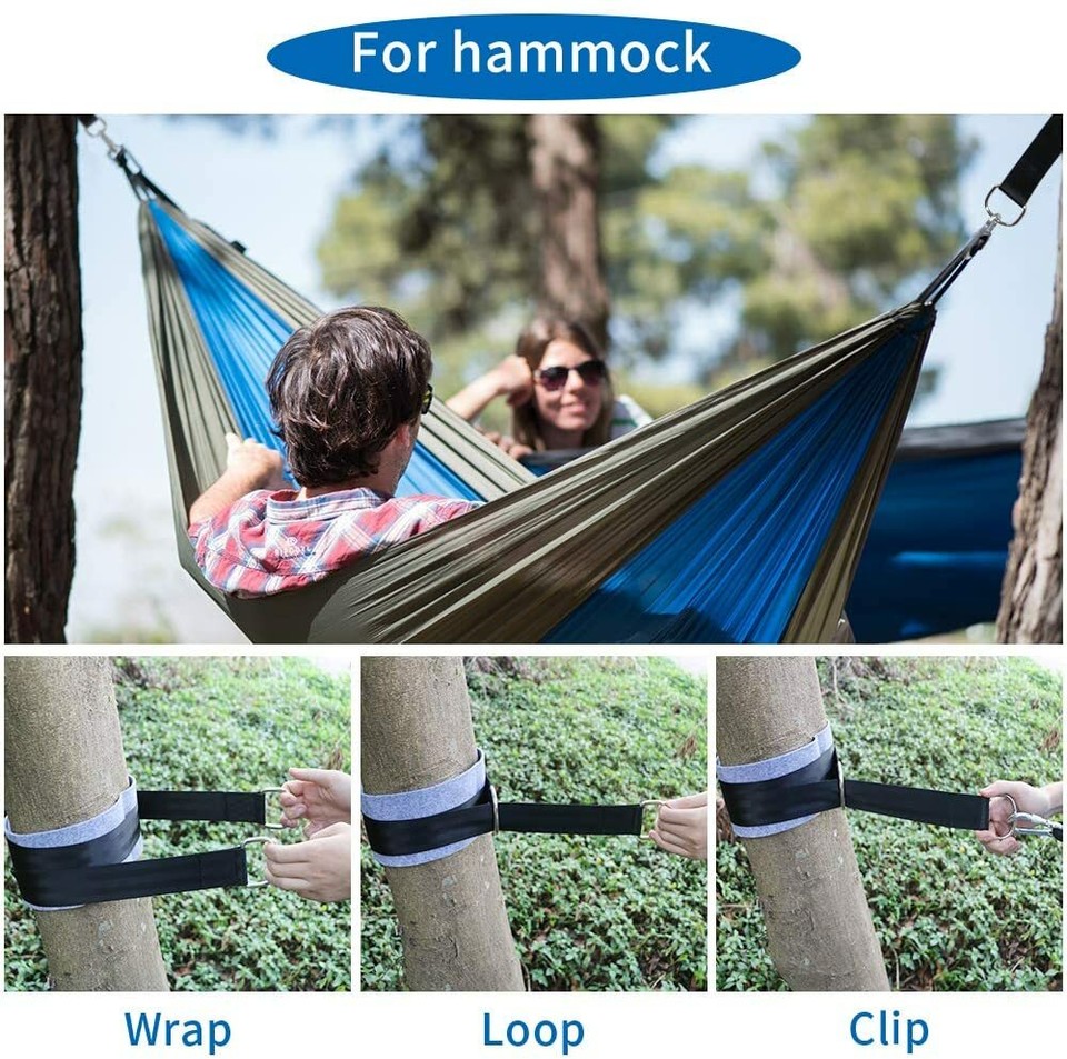 2x Hängematte Befestigung Baum Schaukel Hängesessel Aufhängeset 500kg