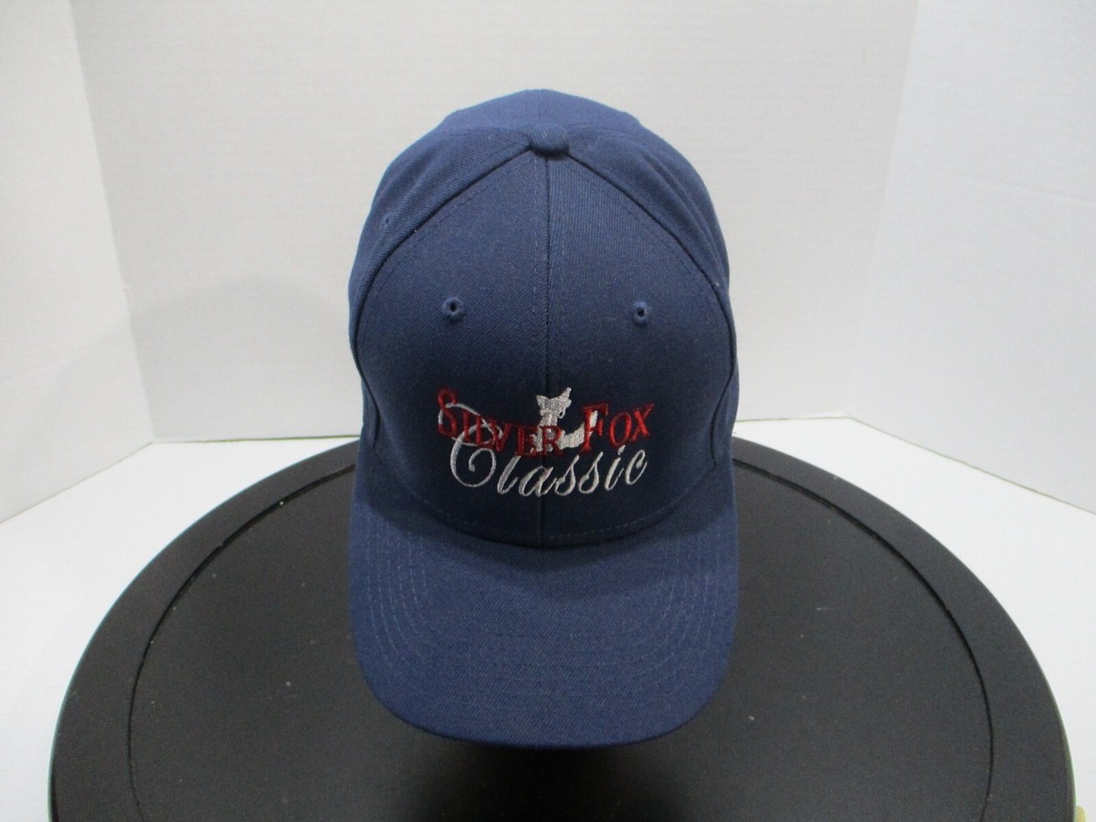 Silver Fox Mens Hat Classic Golf Hickory Valley Blue Snap 