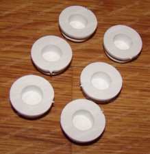 Replacement Salt Pepper Stoppers, Plugs Fits 5/8in. hole Set/6