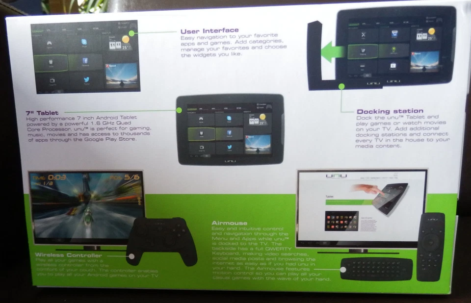 Tablette SnakeByte Unu 7" Gaming Edition [ Tablette-Manette-Airmouse ]  NEUF   - Photo 2/4