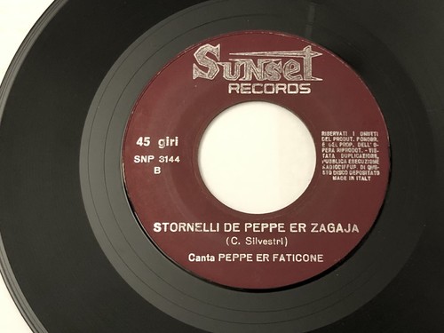 45 GIRI ALI MO E TACI TU STORNELLI DE PEPPE ER ZAGAJA PEPPE ER FATICONE Sunset R - Foto 4 di 6