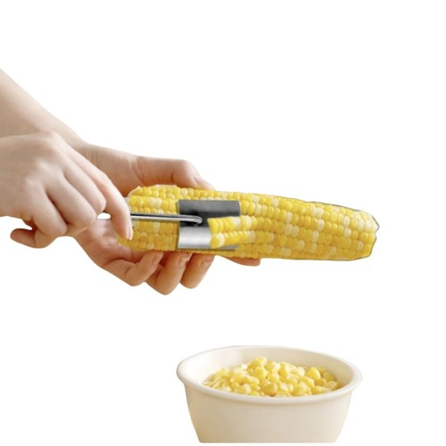 Corn Peeler corn stripper,Corn on the Cob Remover Long Handle stainless steel... - Picture 4 of 8