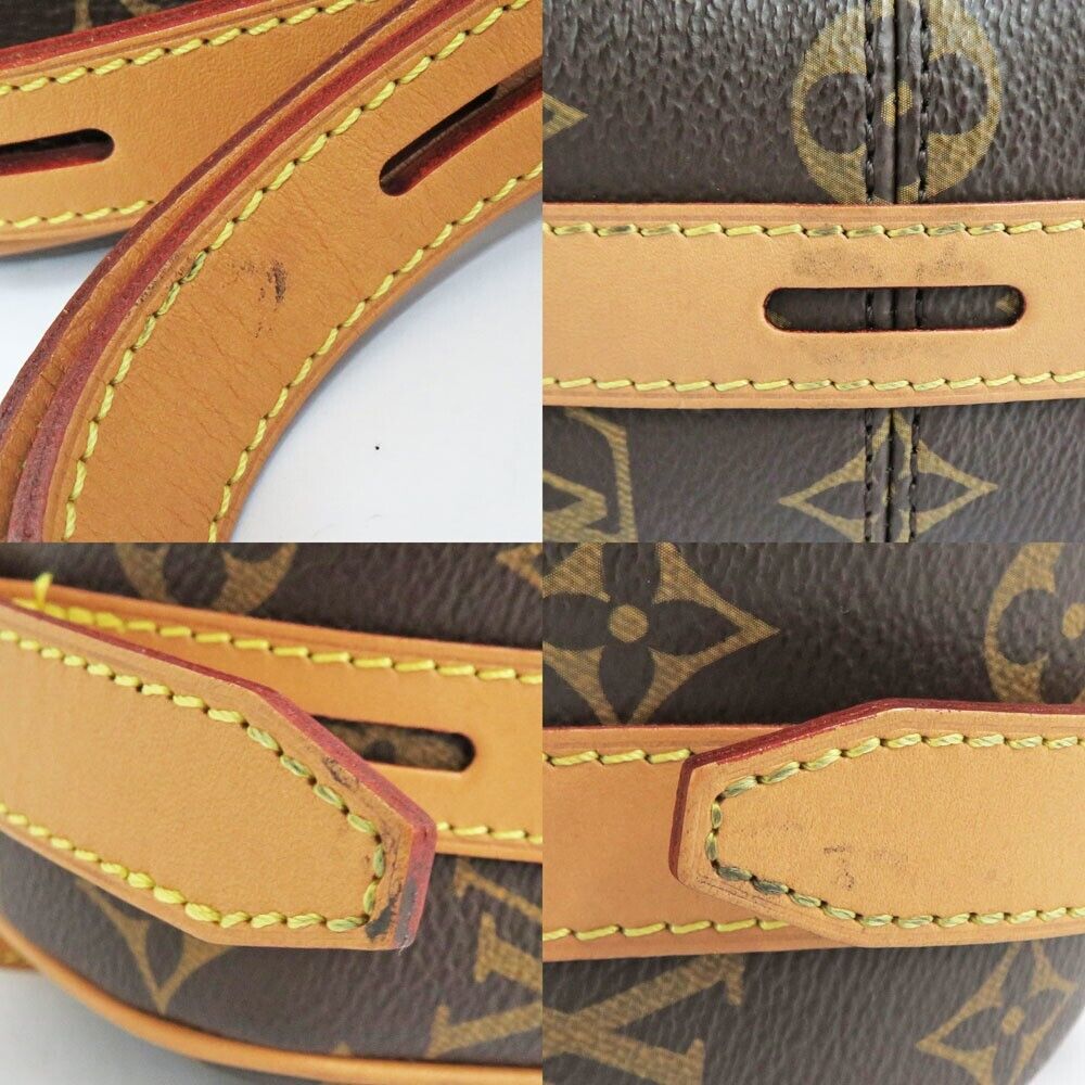 Authenticated Used Louis Vuitton Shoulder Bag Bowat Chapo Brown Black Gold  Monogram Reverse M68276 PL0240 LOUIS VUITTON Pochette Mini Name Tag LV