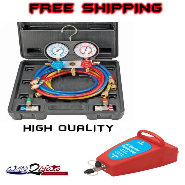 Dansi 44302 Mini Air Pump with Pressure Gauge and Double Valve Head