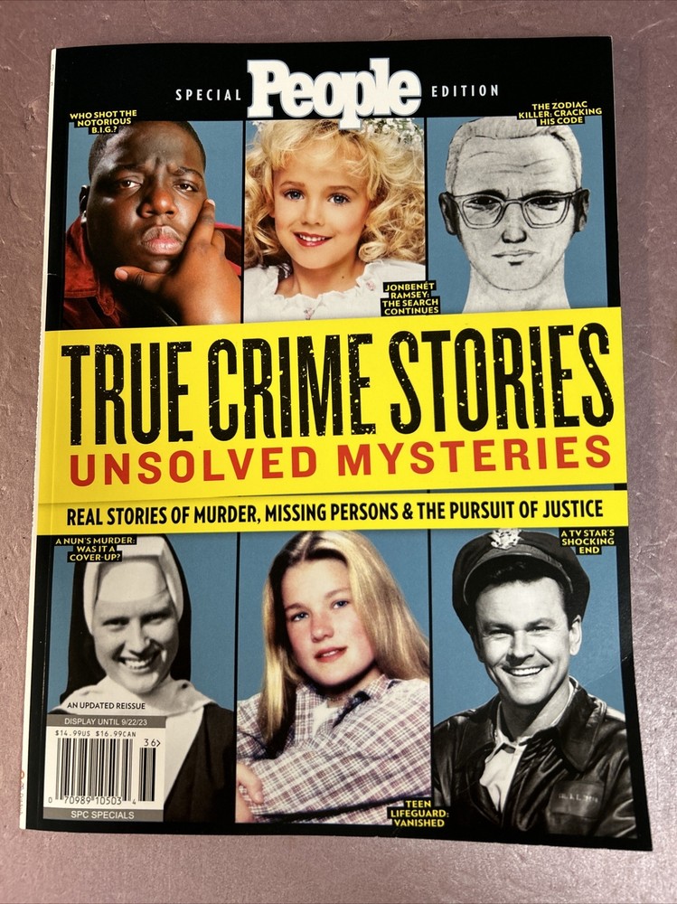 True Crime Unsolved Mysteries 2023 People Special Edition Magazine NEW