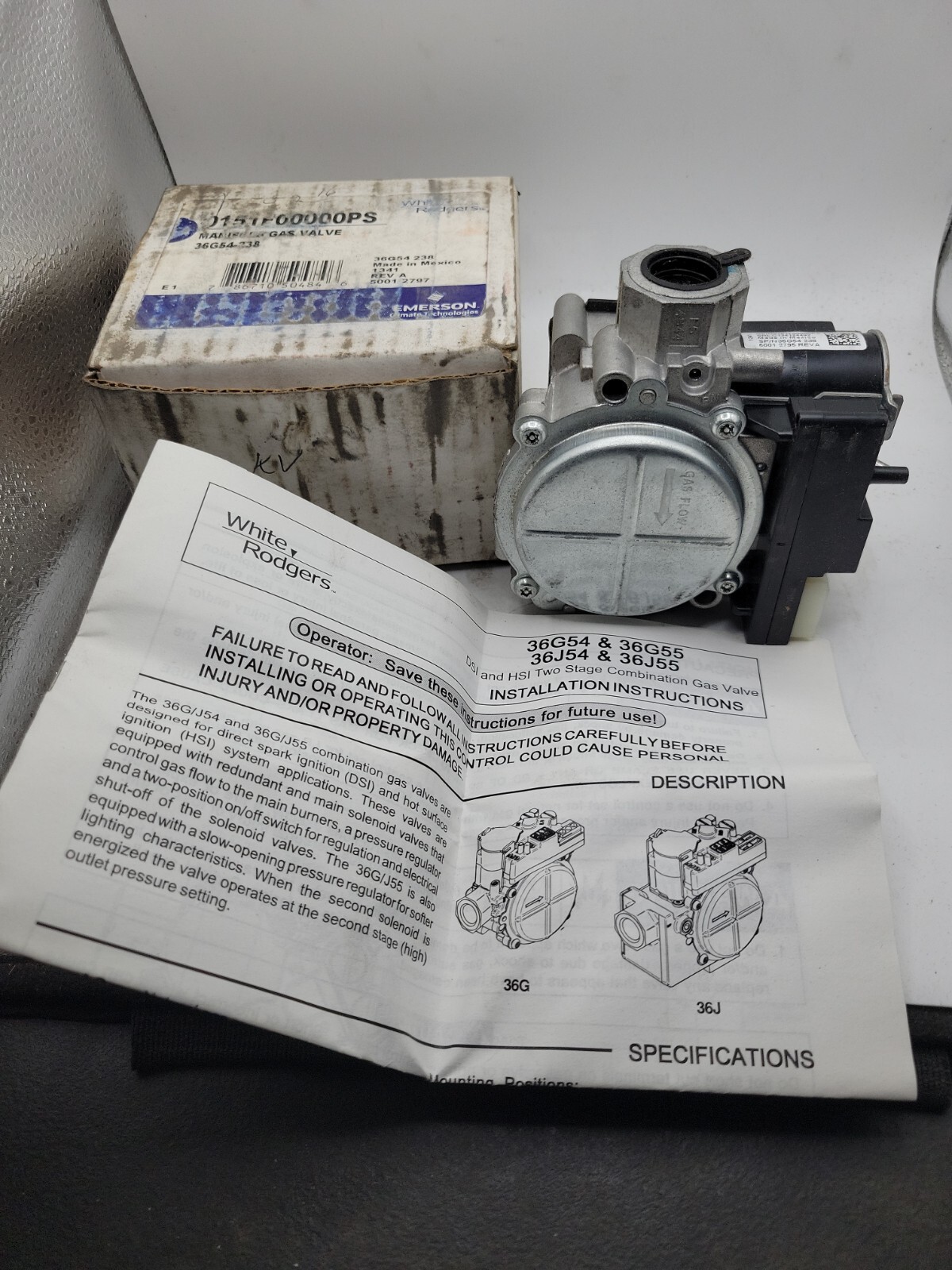 OEM Janitrol Goodman Amana Furnaces Gas Valve 0151F00000P 0151F00000PS