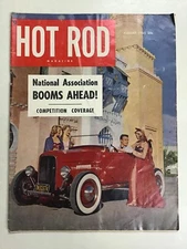 August 1951 Hot Rod Magazine National Assn BOOMS AHEAD Competition Coverage
