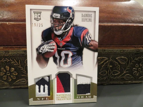 National Treasures  Rookie Prime Jersey Texans DeAndre Hopkins 19/25   2013