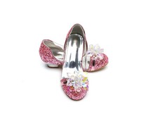 ELSA & ANNA® hochwertige Mädchen Prinzessin Schneekönigin Keilabsatz Party Schuhe Sandalen PNK16