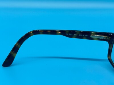 Armani Exchange AX3017 8117 Brown Tortoise Eyeglasses 52-16 