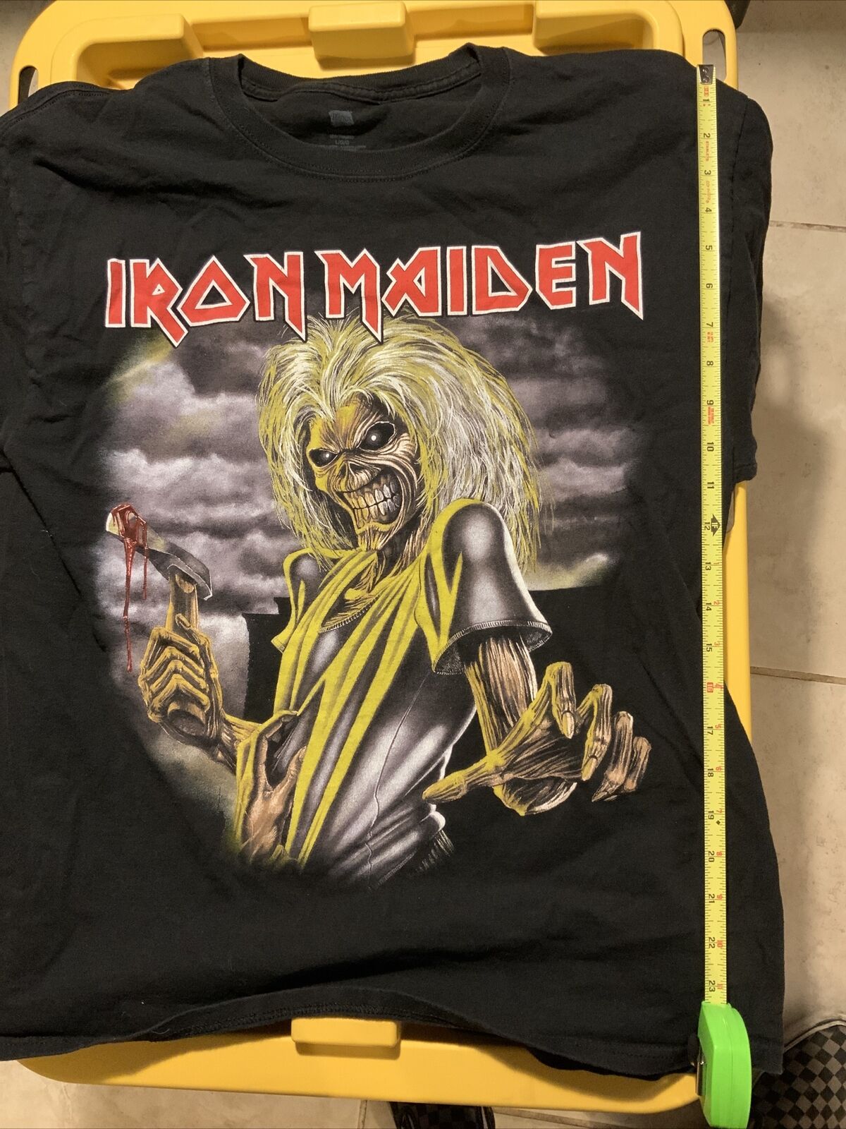 Iron Maiden Killers t-shirt 2-sided mens sz large - image 2