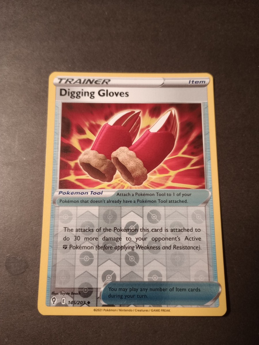  フリックロック　トラバース 95-145 Pokemon Evolving Skies Digging Gloves Reverse Holo Trainer 145/203