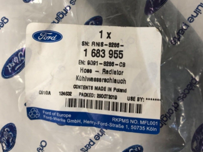 Genuine Ford Radiator Hose 1683955 for sale online | eBay 