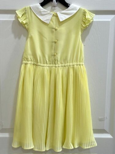 Janie and Jack Girls Pleated Chiffon Dress Size 7 years - Picture 11 of 16
