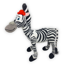 Marty Madagascar 3 Stofftier Zebra Plüsch Kuscheltier Dream Works 25 cm mit Hut