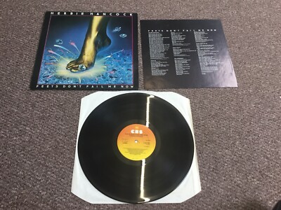 Herbie Hancock-Feet s Don t Fail Me Now 1979 1st Press CBS LP + Lyric Sheet UK