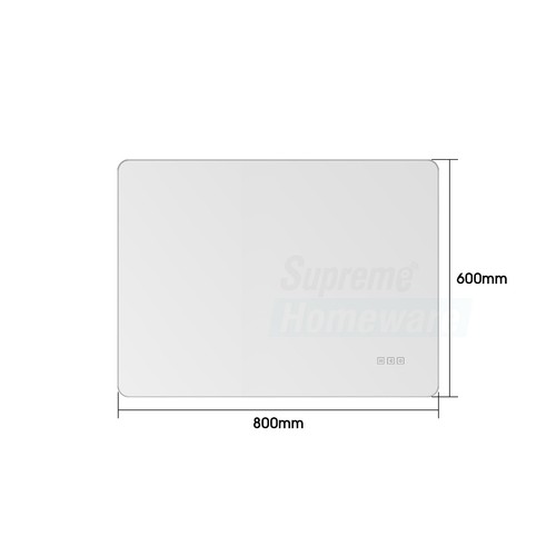 LED Bathroom Mirror Makeup Anti-Fog Wall Mounted Vanity Mirrors 800mm/1000mm - Picture 8 of 19