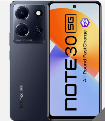Infinix Note 30 5G(Black 256 GB)(8 GB RAM)6.78 inch Dual Sim Triple Camera X6711