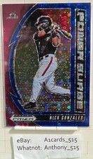 Nick Gonzalez - 2020 Prizm Draft Picks Power Surge #PDP166 - Blue Disco 16/25
