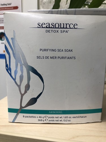 Arbonne Seasource Detox Spa Purifying Sea Soak 7 Sealed Packets Packets In Box