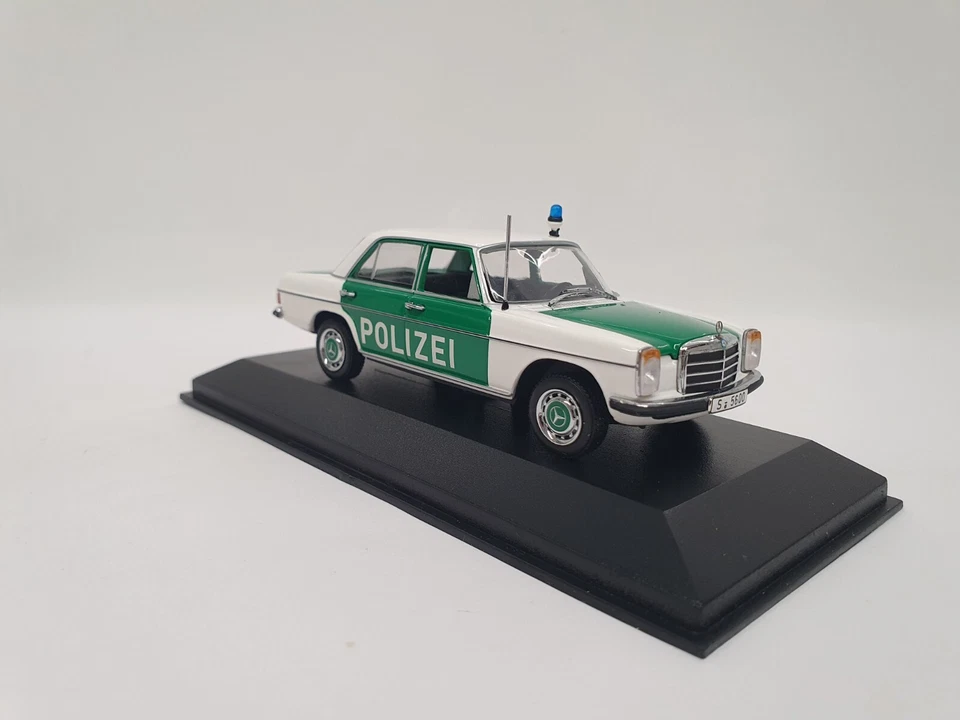 1/43 MERCEDES-BENZ 200 POLIZEI POLICE CAR W114/115 1973 MINICHAMPS 400034090 - Image 4 of 4