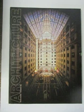 ARCHITECTURE MAGAZINE NOVEMBER 1983 OLD POST OFFICE CORTILE WASHINGTON D.C.