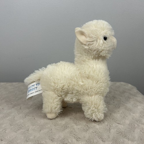 Ideal Toys Direct Llama Plush Stuffed Animal Cream Off White Alpaca Buck Teeth - Picture 3 of 6