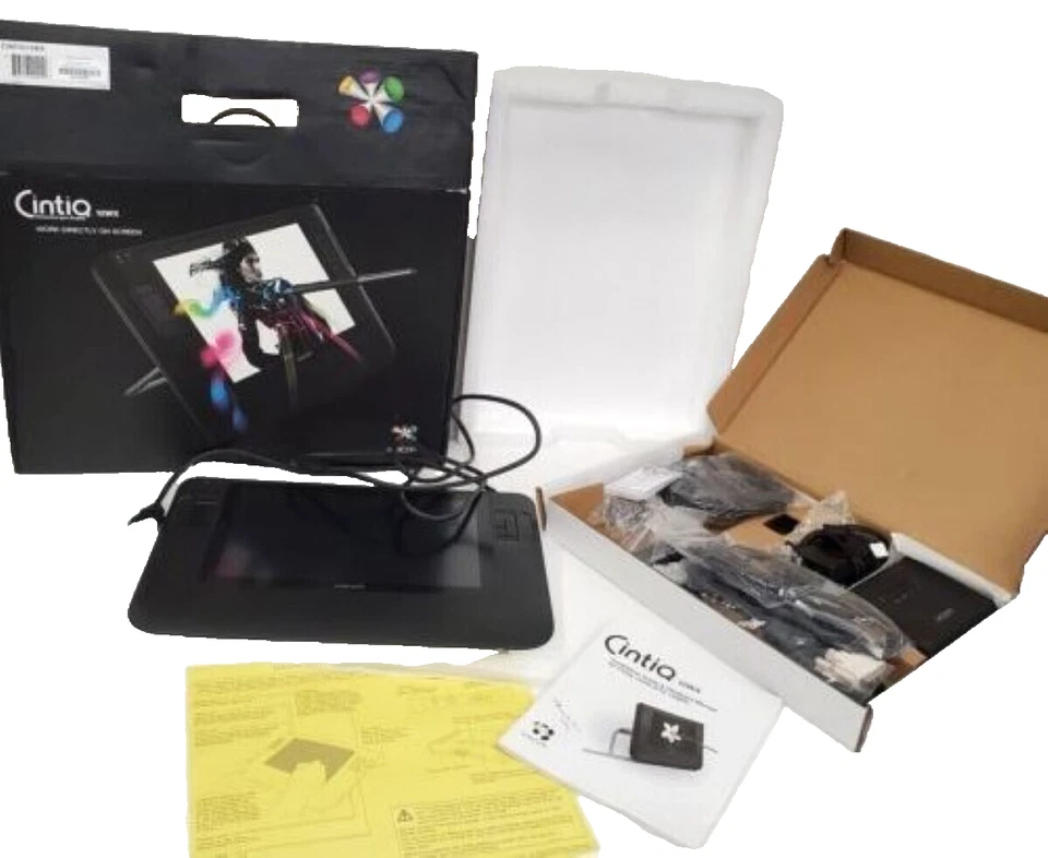 Wacom Cintiq Creative Pen Tablet Display Monitor 12WX Interactive DTZ-1200W/GO - Image 2 of 4