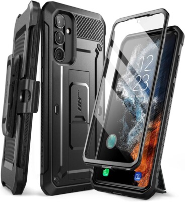 SUPCASE UB Pro für Samsung Galaxy A54 Hülle mit Ständer Displayschutz Schwarz