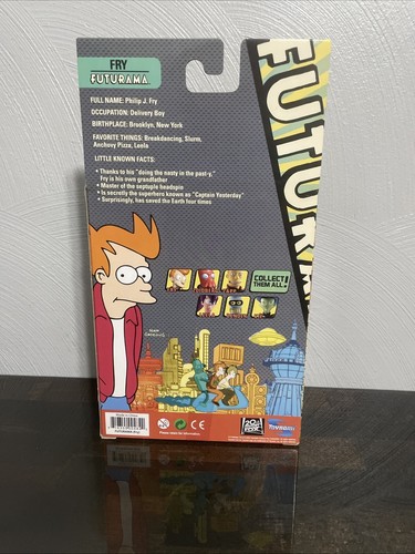 Toynami Futurama 2009 Fry Action Figure New In Box - Picture 8 of 11