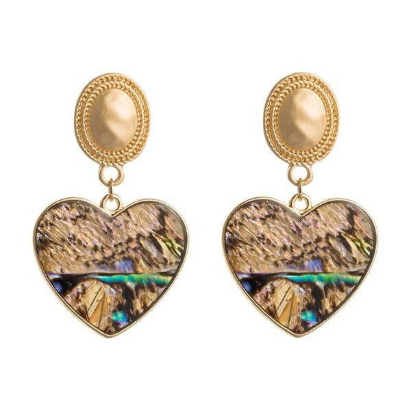 Heart Shape Resin Earring