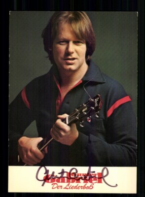 Gunter Gabriel Autogrammkarte Original Signiert # BC 212891