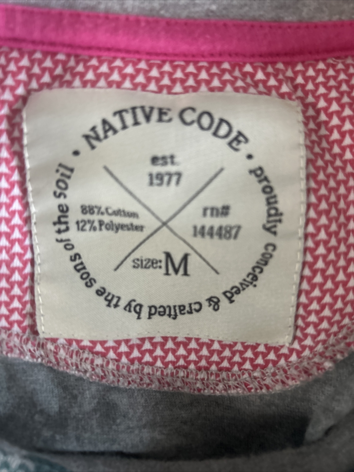 Native Code T-Shirt Men's Medium Pineapple Print … - image 3