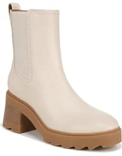 Zodiac Women's Teresa Pull-On Chelsea Lug Sole Booties Color Birch Size 5