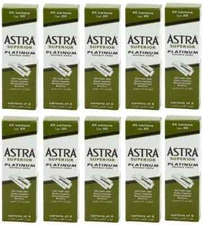 1000 pcs Astra Superior Platinum Double Edge Shaving Razor Blades+Free Razor