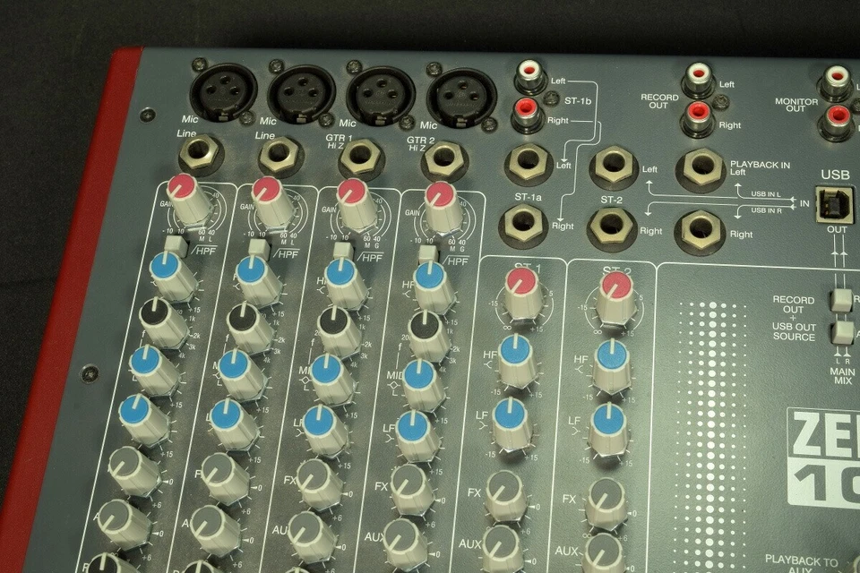 Allen & Heath ZED-10 Multipurpose Mixer for Live Sound and Recording Good - Image 4 of 4